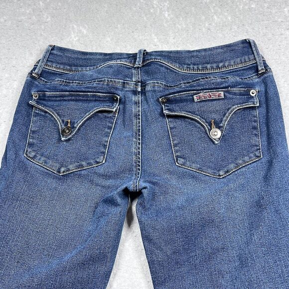Hudson Jeans Womens Size 27 Collin Skinny Low Rise Stretch Denim Blue Jeans - Picture 10 of 15